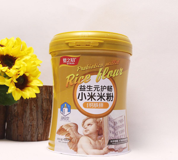 嬰之初益生元護暢小米米粉-鈣鐵鋅罐裝