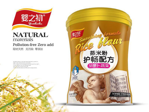 嬰之初護暢配方蒸米粉-胡蘿卜蔬菜罐裝