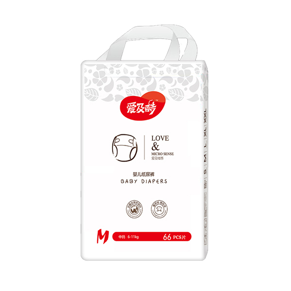 愛及酷愛及微感嬰兒紙尿褲M66