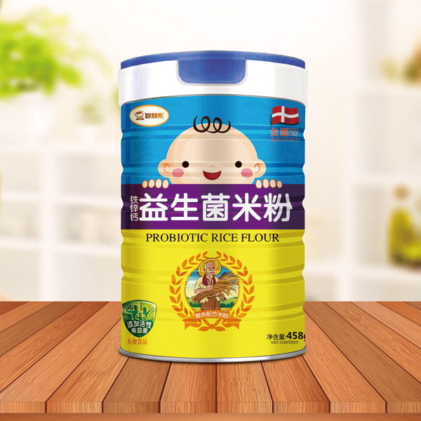 智慧熊鐵鋅鈣益生菌米粉