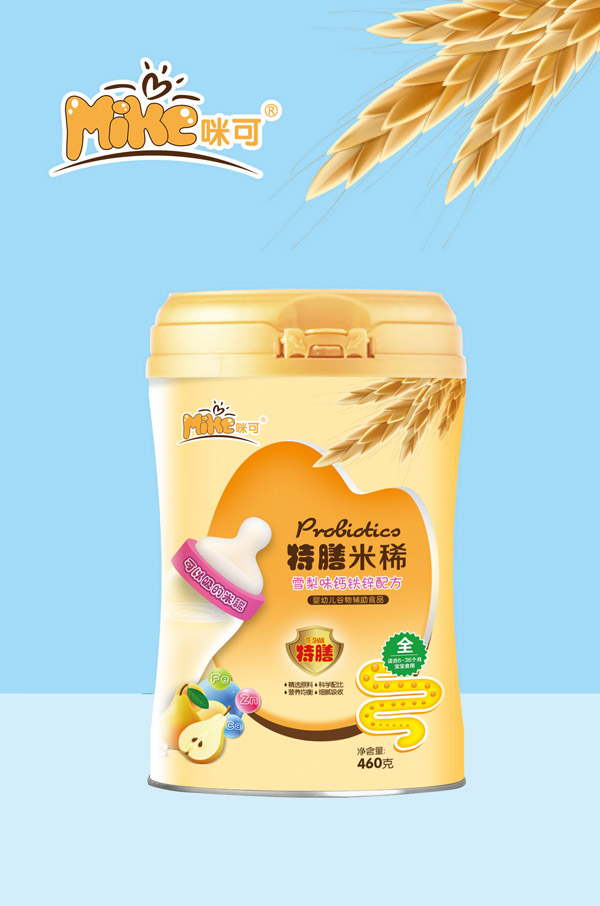 咪可特膳米稀-雪梨味鈣鐵鋅配方 聽裝