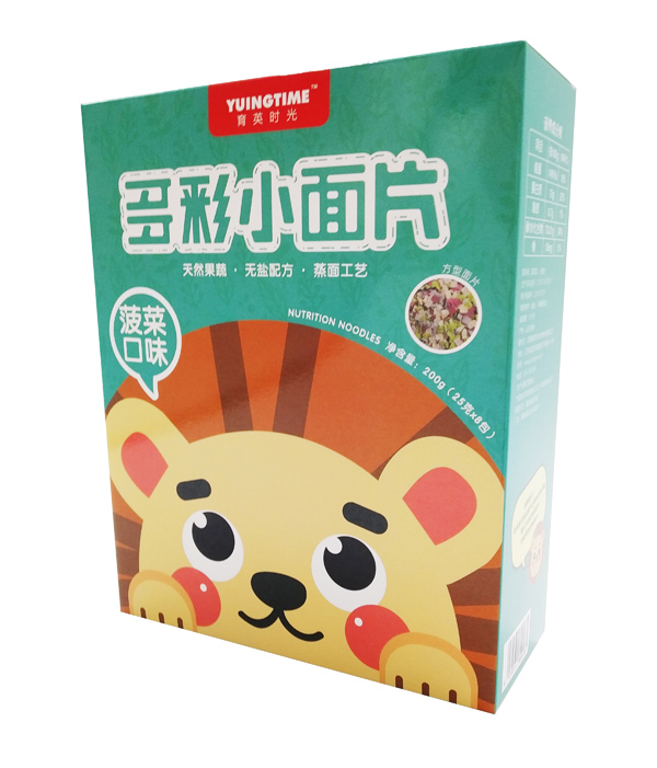育英時(shí)光多彩小面片 菠菜口味