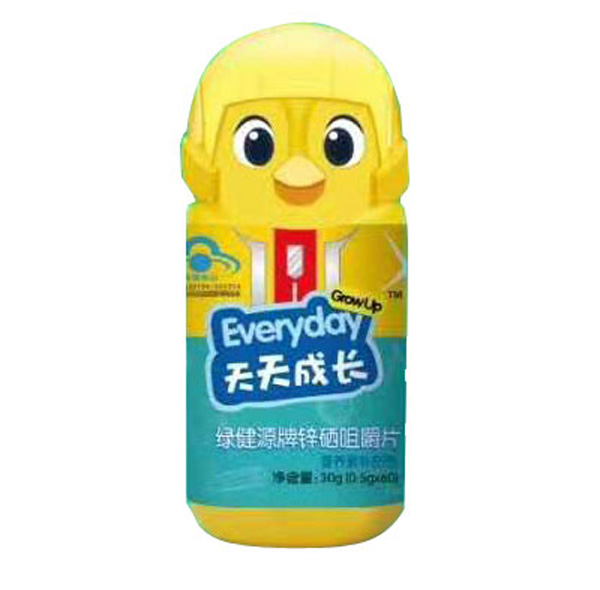 綠健園天天成長(zhǎng)鋅硒咀嚼片