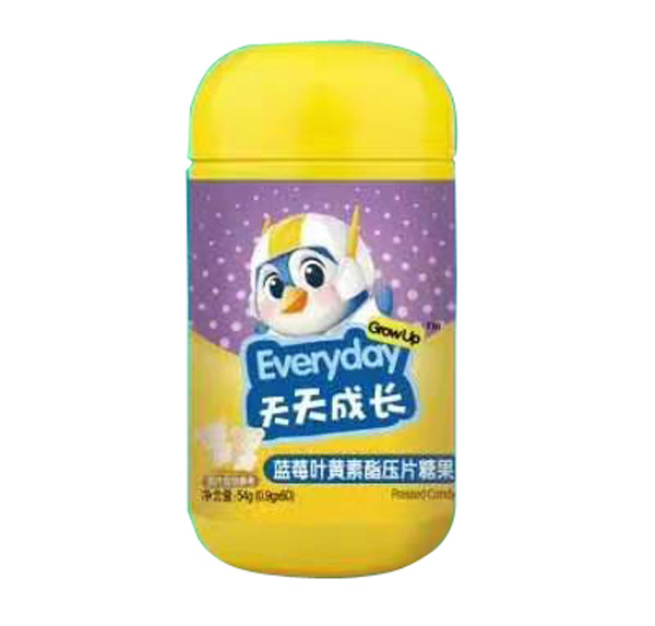 綠健園天天成長(zhǎng) 藍(lán)莓葉黃素酯壓片糖果