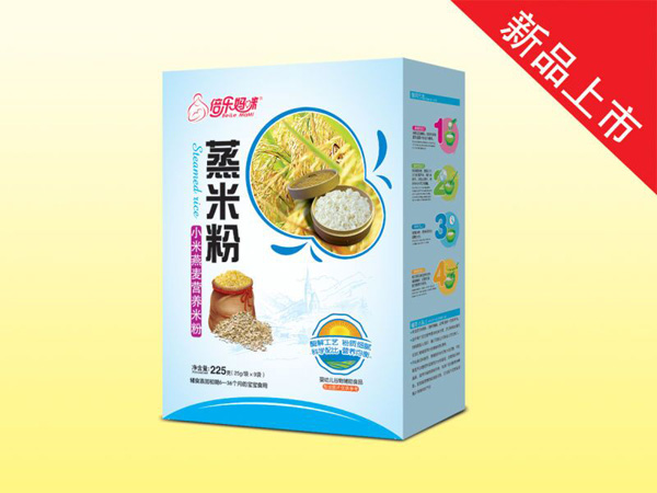 倍樂媽咪蒸米粉盒裝225克(小米燕麥)