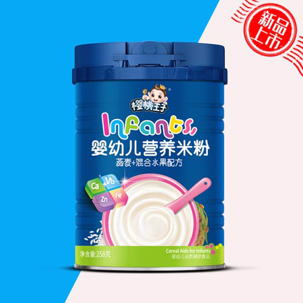 櫻桃王子?jì)胗變籂I養(yǎng)米粉 燕麥+混合水果配方