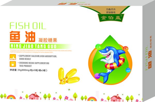 金伯蓋魚(yú)油凝膠糖果