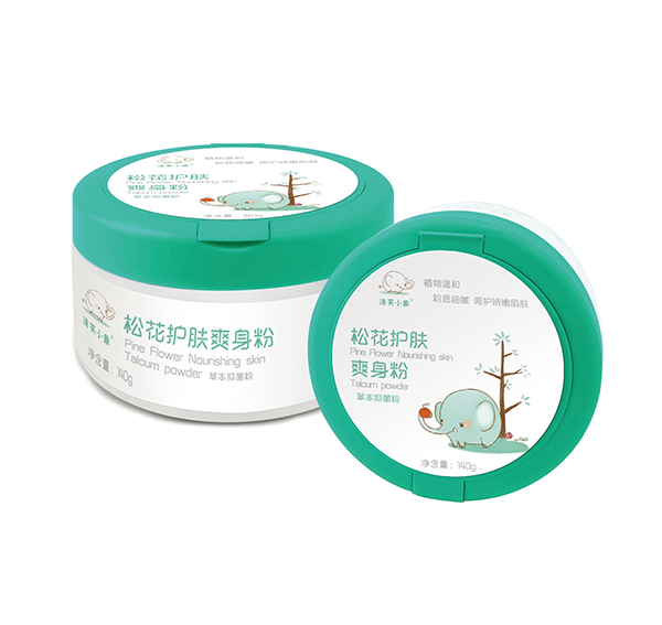 清芙小象松花護(hù)膚爽身粉