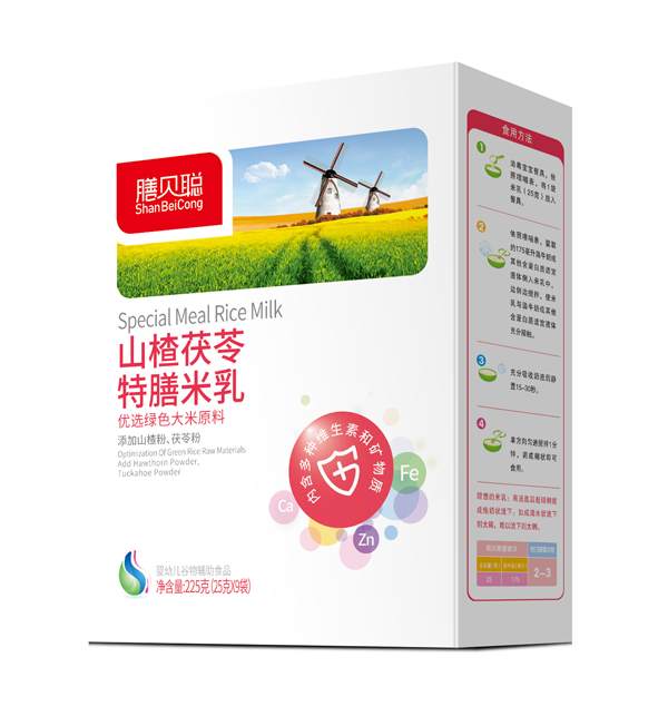 膳貝聰山楂茯苓特膳米乳 盒裝