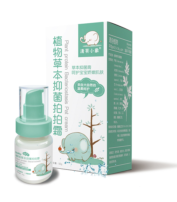 清芙小象植物草本抑菌拍拍霜