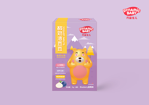 丹益佳兒酸奶溶豆豆 藍(lán)莓味