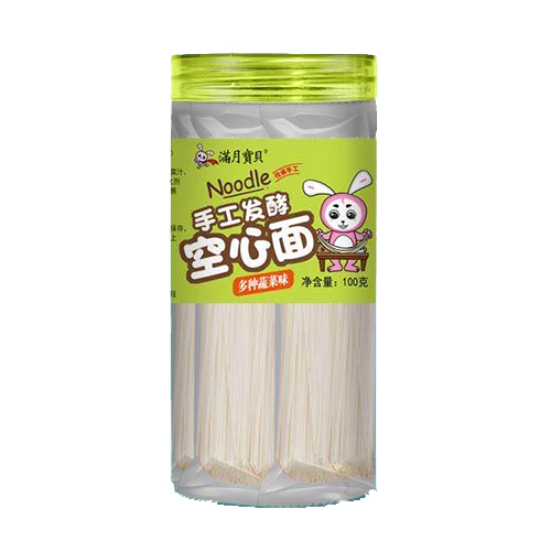 滿月寶貝手工發(fā)酵空心面 多種蔬菜味