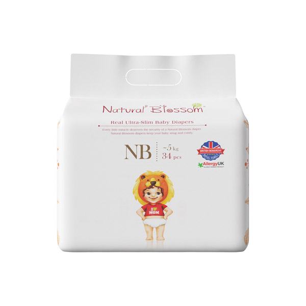 韓國(guó)自然花蕾嬰兒柔薄紙尿褲NB34