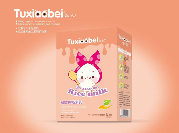 兔小貝雙益護暢米乳 盒裝