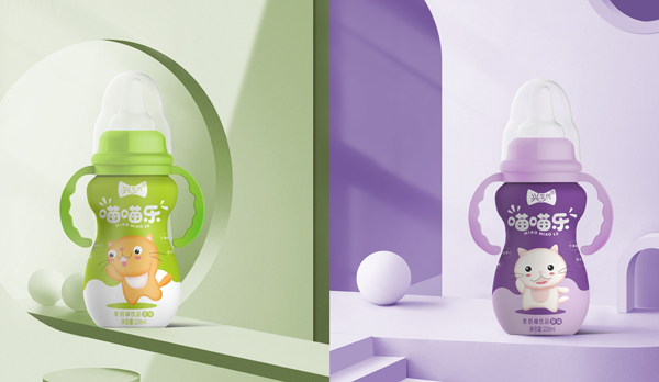 興生代喵喵樂(lè)果奶味飲品 原味紅色