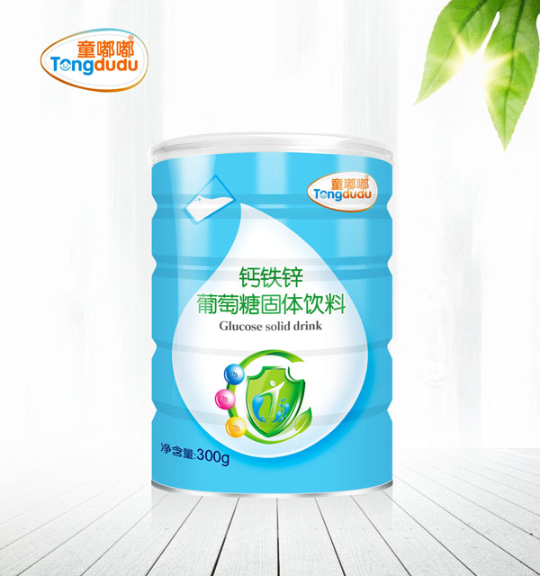 童嘟嘟鈣鐵鋅葡萄糖固體飲料 聽裝