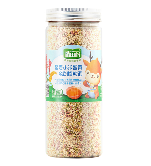 稻田村藜麥小米多彩顆粒面-蛋黃