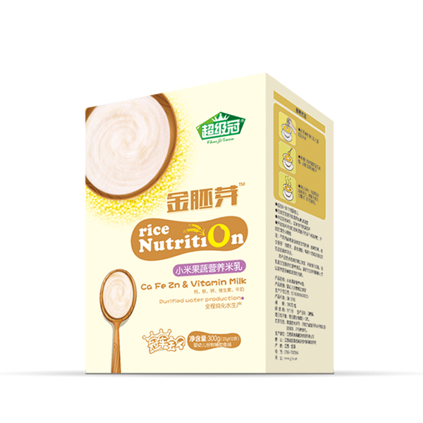 超級冠金胚芽小米果蔬米乳