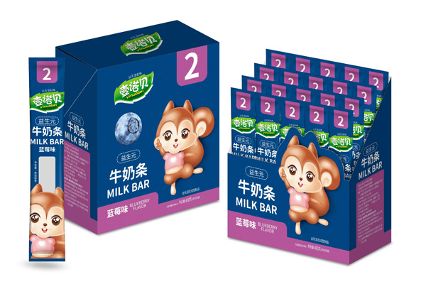 壹諾貝益生元牛奶條 藍(lán)莓味 盒裝