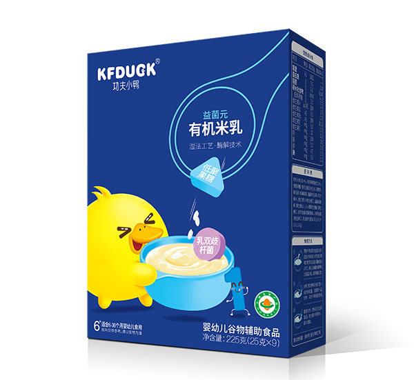 功夫小鴨有機米乳-益菌元