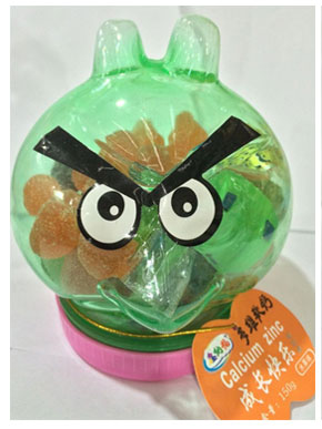 鑫納福軟糖憤怒的小鳥造型 成長快樂