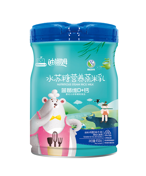 迪娜姆水蘇糖營養(yǎng)蒸米乳 藍莓維D+鈣