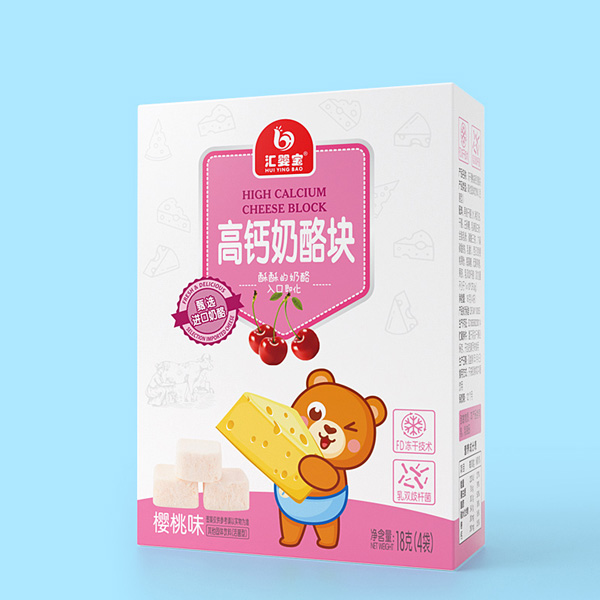匯嬰寶高鈣奶酪塊-櫻桃味