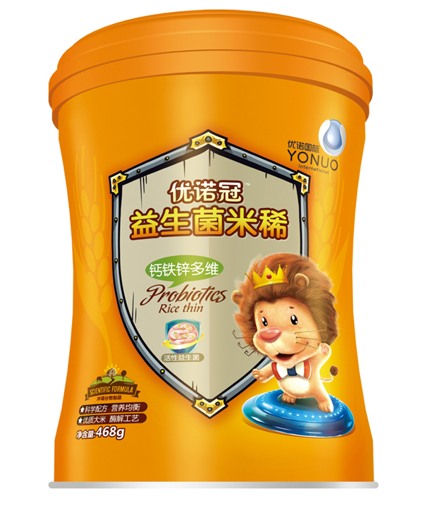 優(yōu)諾冠益生菌米稀 鈣鐵鋅多維 聽裝