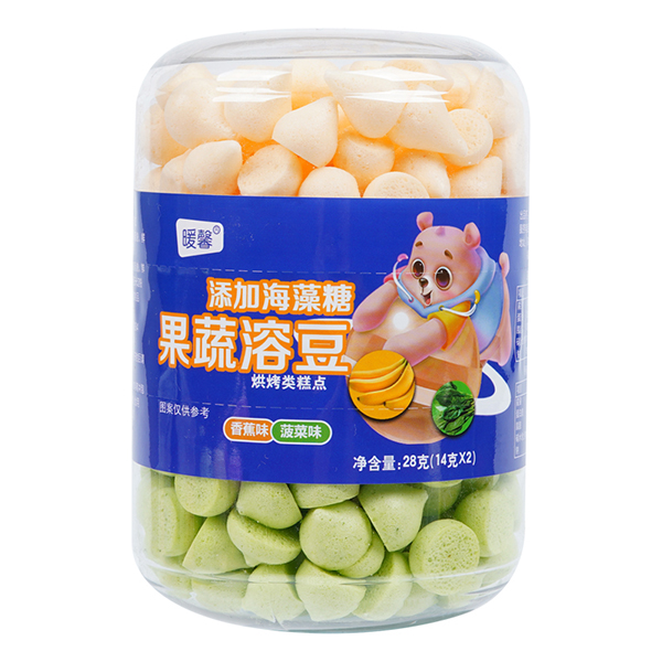 暖馨果蔬溶豆 香蕉味+菠菜味