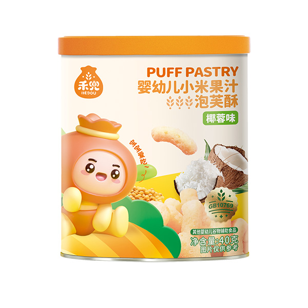 禾兜小米果汁泡芙酥(椰蓉)