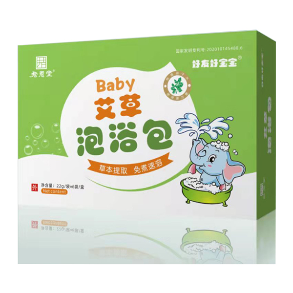 君惠堂好友好寶寶泡浴包-艾草