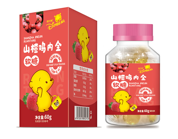 迪米熊山楂雞內(nèi)金軟糖
