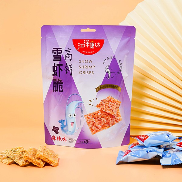 江洋康達(dá)高鈣雪蝦脆 麻辣味詳情圖3