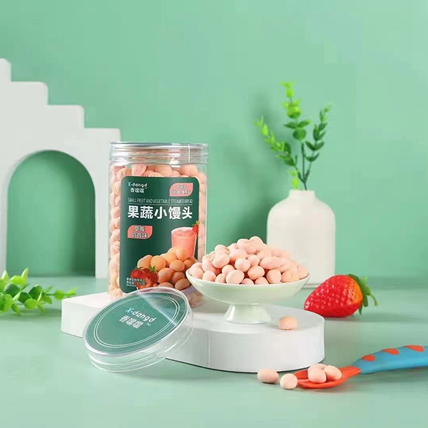 香噹噹果蔬小饅頭-草莓奶昔味