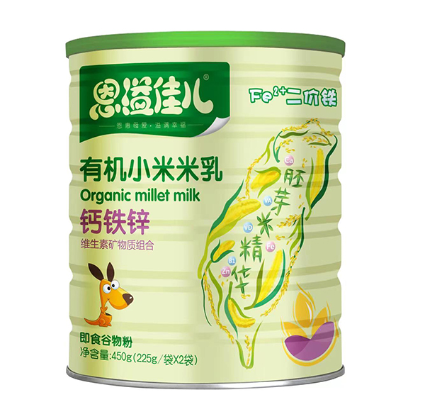 恩溢佳兒有機小米米乳 鈣鐵鋅