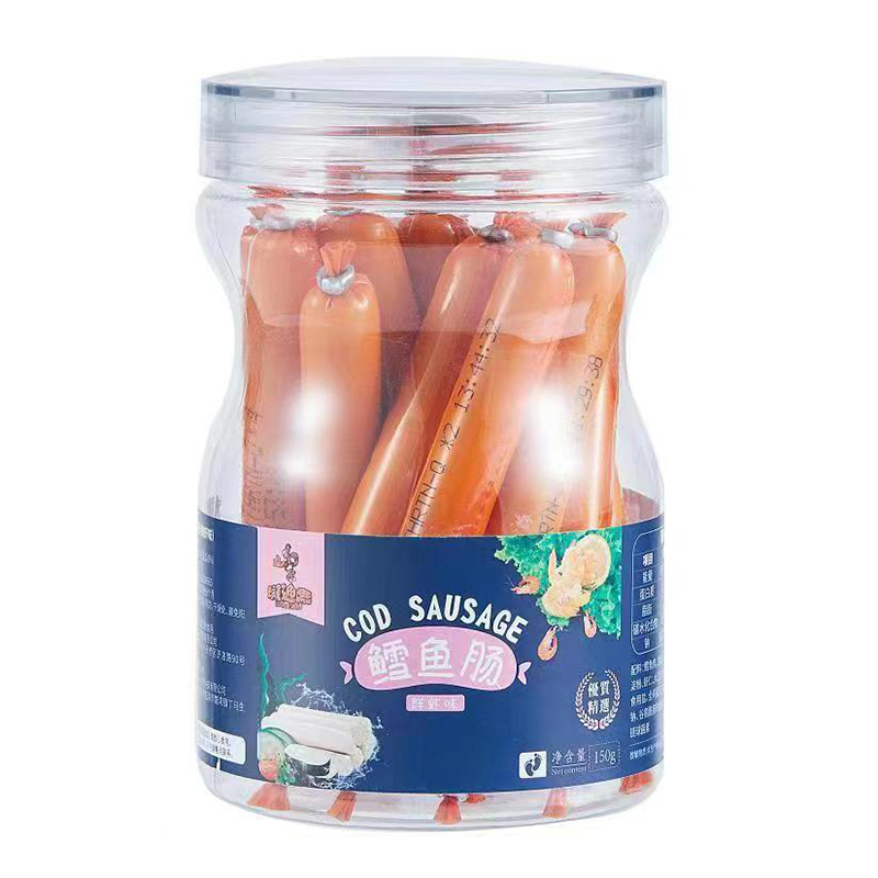 斑迪鹿鱈魚(yú)腸150g 鮮蝦味