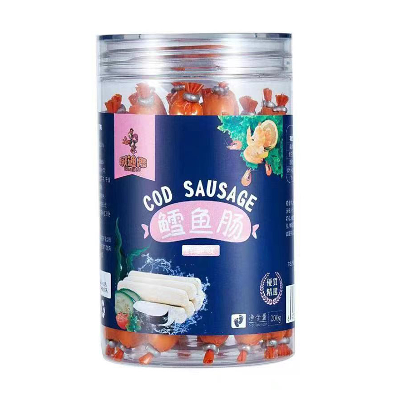 斑迪鹿鱈魚(yú)腸200g 鮮蝦味
