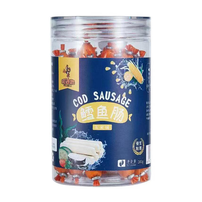 斑迪鹿鱈魚(yú)腸200g 玉米味