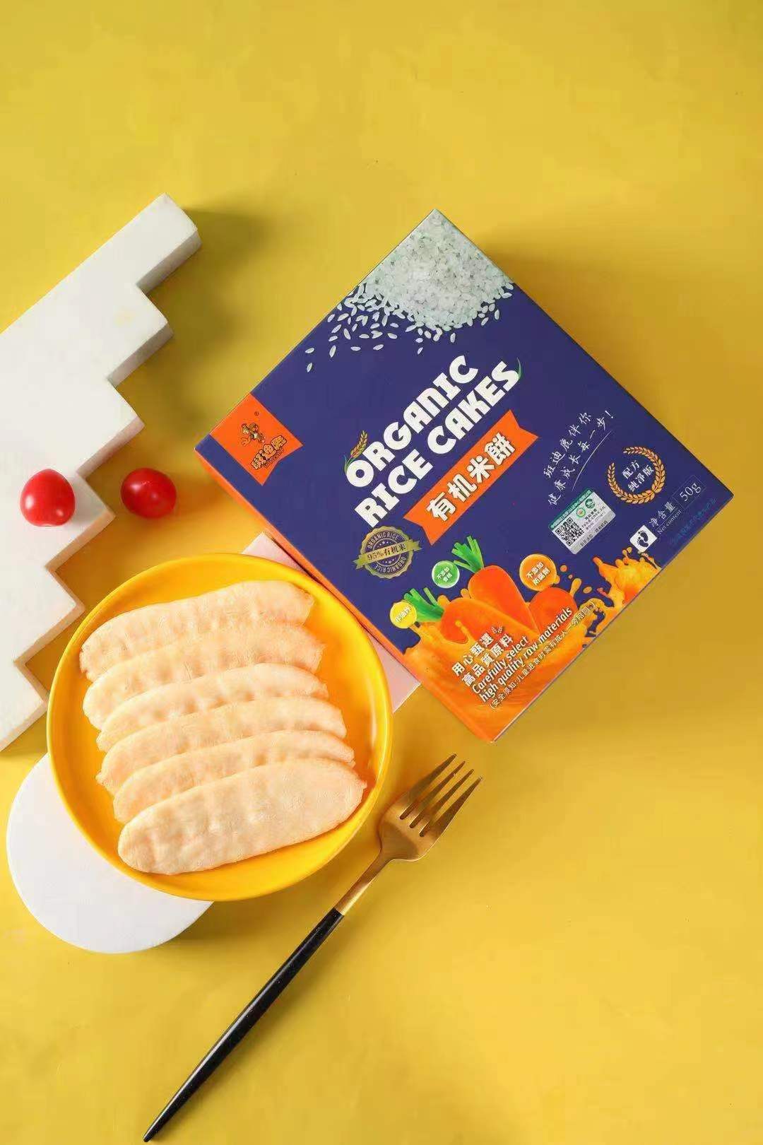 斑迪鹿有機(jī)米餅 胡蘿卜味