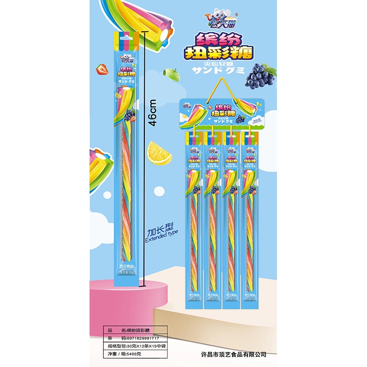 飛天貓繽紛扭彩糖