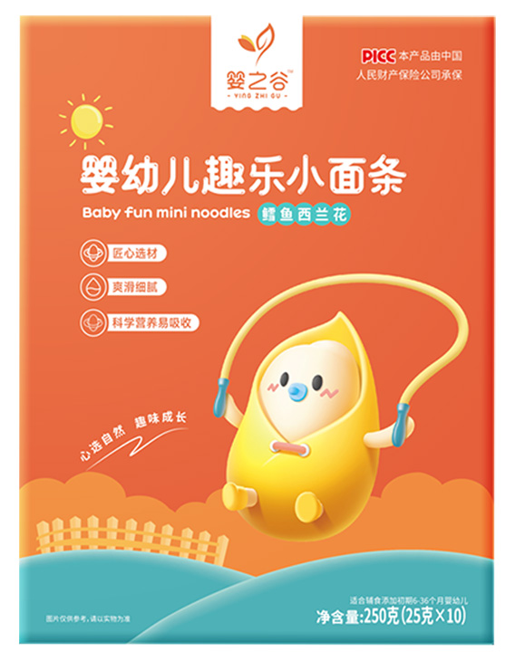 嬰之谷嬰幼兒趣樂(lè)小面條-鱈魚(yú)西蘭花