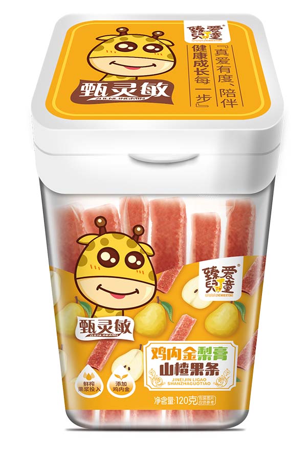臻愛兒童雞內(nèi)金梨膏山楂果條