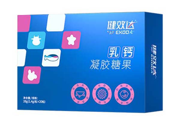 健效達(dá)乳鈣凝膠糖果