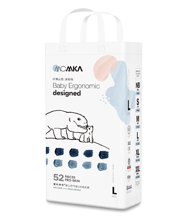麥卡米卡嬰兒空氣感U芯紙尿褲L52
