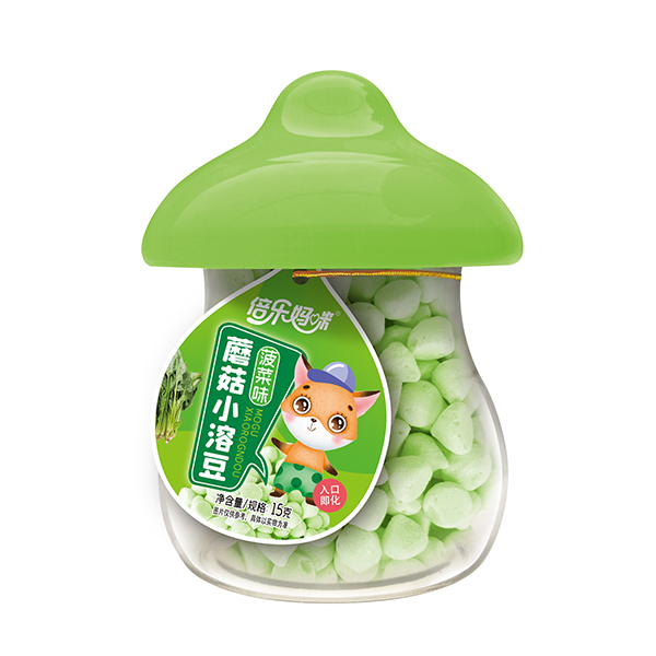 倍樂媽咪蘑菇小溶豆-菠菜味