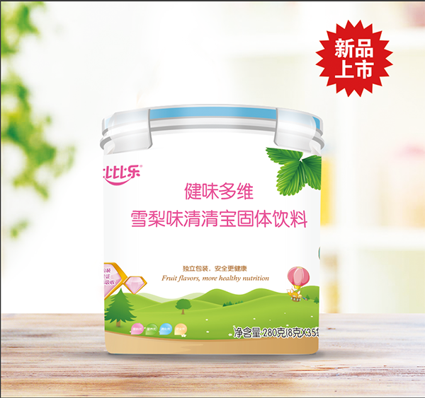 比比樂(lè)健味多維雪梨味清清寶