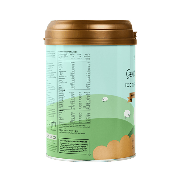 Gentle Sheep®嬰幼兒配方綿羊奶粉 左側(cè)