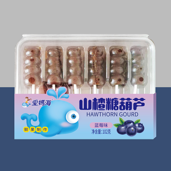 愛(ài)媽海山楂糖葫蘆 藍(lán)莓味