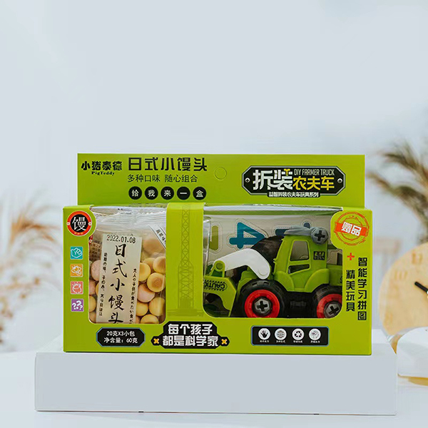 小豬泰德日式小饅頭 拆裝農(nóng)夫車