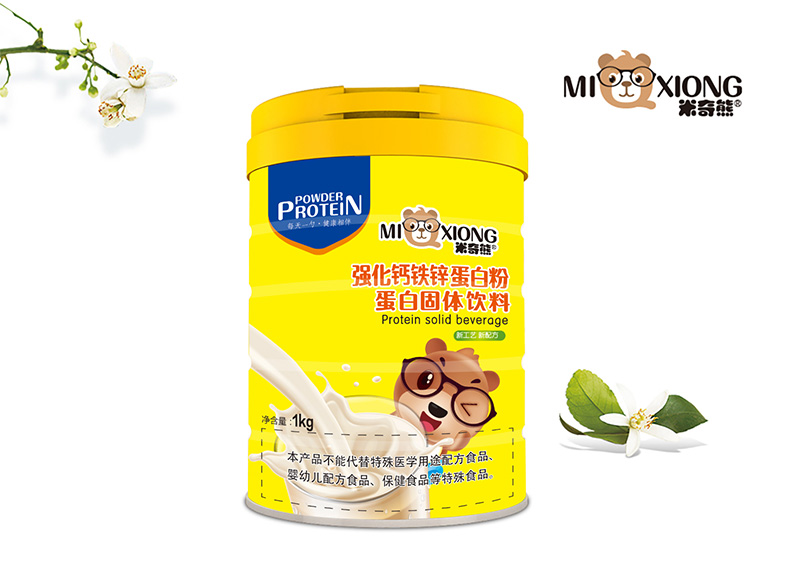 米奇熊強化鈣鐵鋅蛋白粉